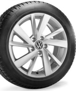 Komplet zimskih pnevmatik Continetal 205/55 R16 91H in platišč VW Gavia 6,5x16"