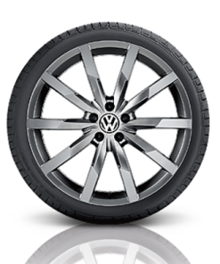 Komplet zimskih pnevmatik Continental in originalnih 18" alu platišč Monterey, Passat