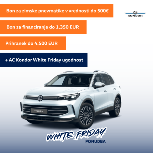 Tiguan na zalogi - akcijska ponudba